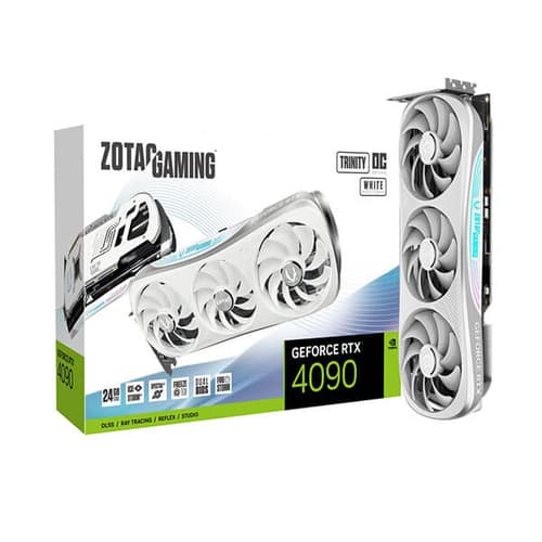 Zotac RTX 4090 Trinity OC White Edition 24GB Graphics Card